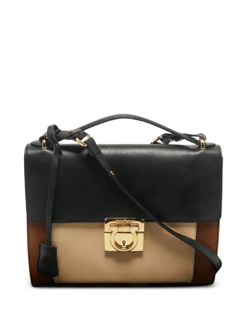Ferragamo Pre-Owned Marisol colourblock tote bag
