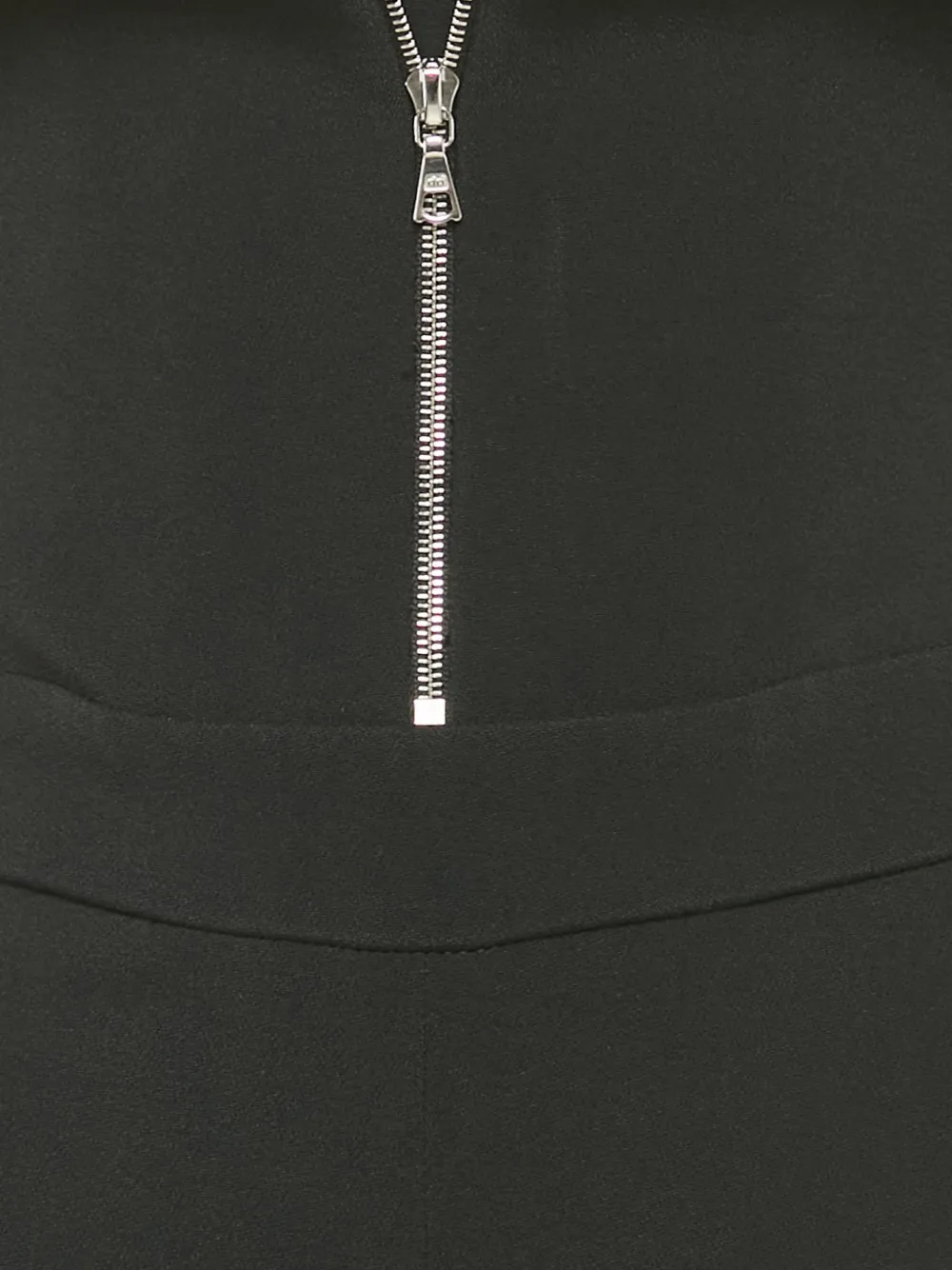 David Koma zipper jumpsuit - Zwart