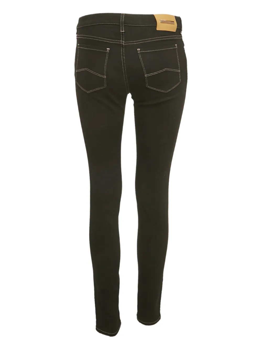 Giorgio Armani Pre-Owned five-pockets slim-fit jeans - Blauw