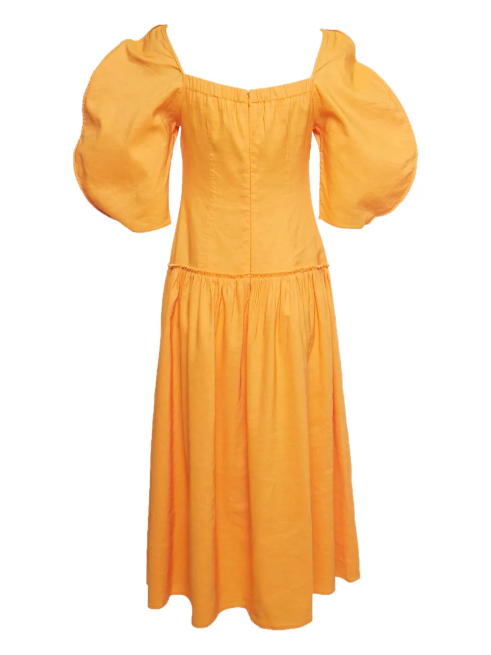 Rejina Pyo Louisa puff-sleeve maxi dress - Oranje
