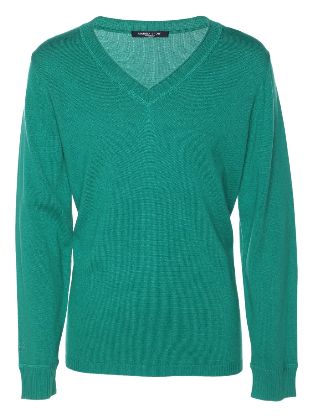 Marina Rinaldi Maglione con scollo a V - Verde