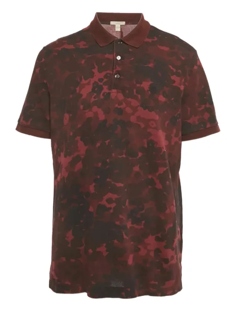 Burberry Pre-Owned pique-print polo t-shirt