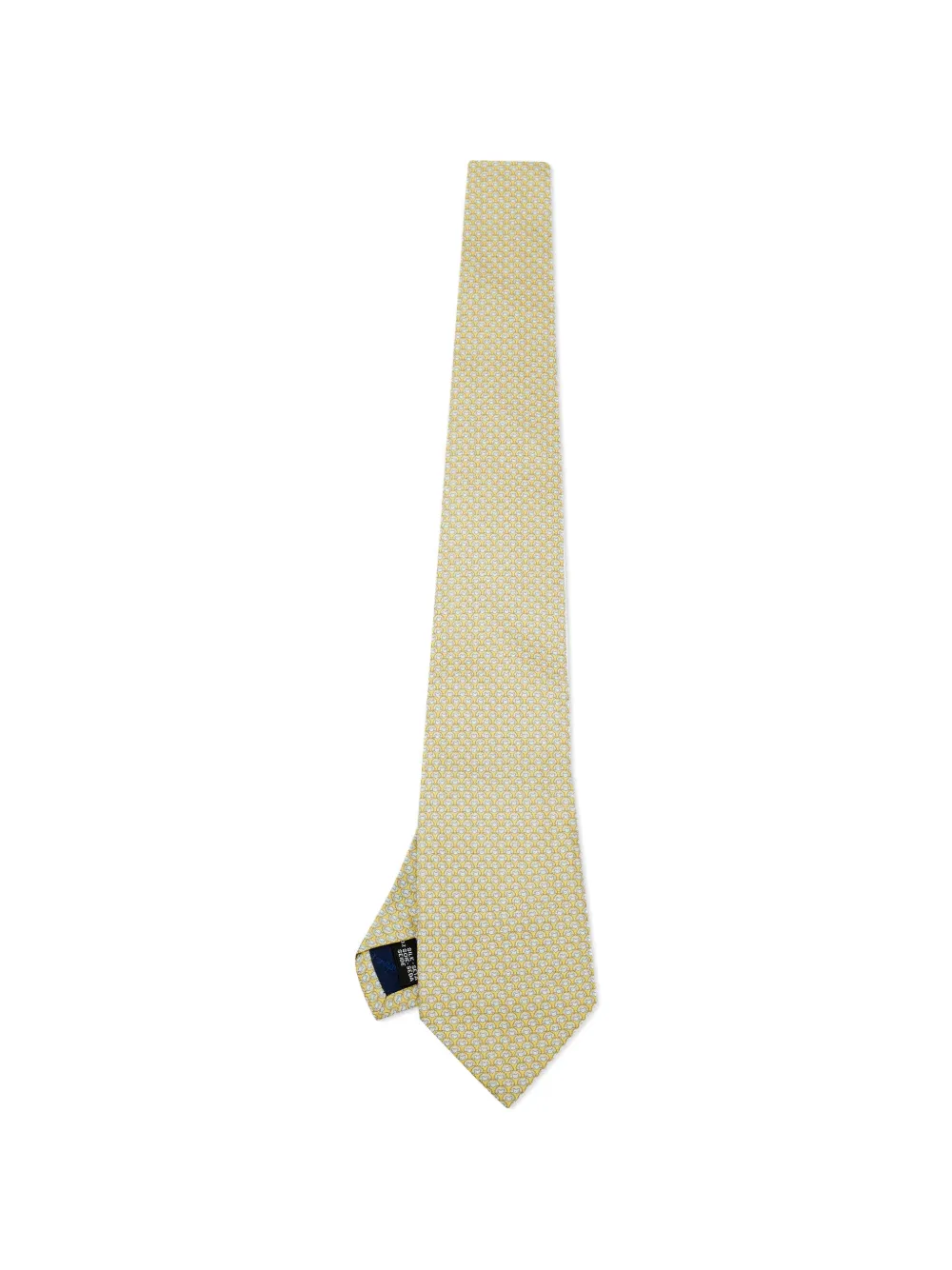 Ferragamo Pre-Owned print silk tie - Giallo
