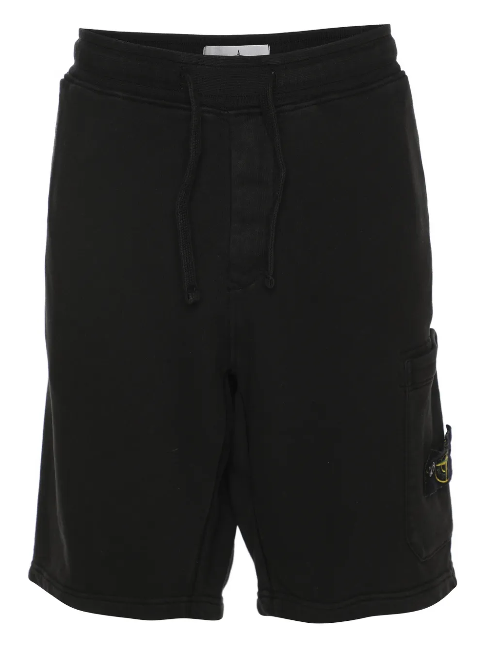 Stone Island Shorts sportivi con applicazione - Nero