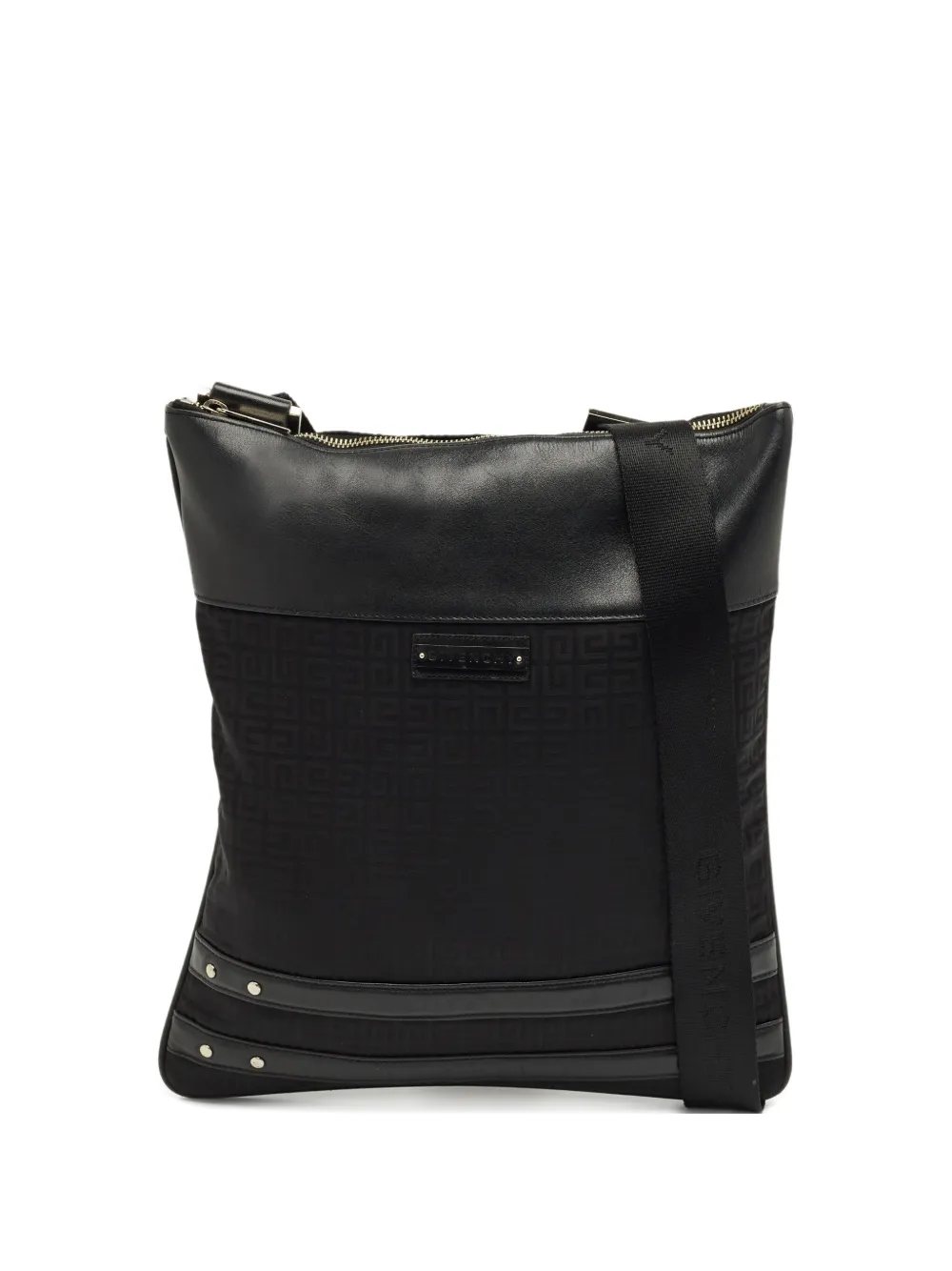Givenchy Pre-Owned monogram leather messenger bag | Black | Image 1