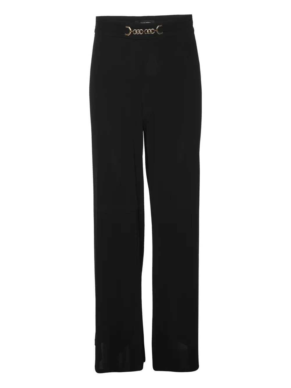 ELENA MIRO` Pantaloni Chain - Nero