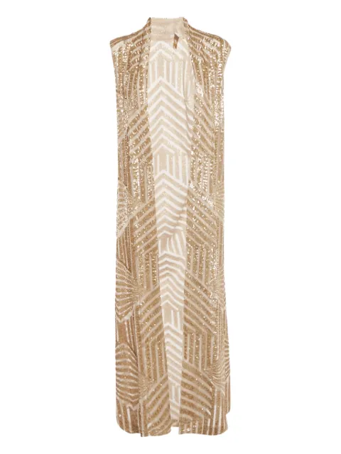 SANA OSMANI sequin mesh jacket