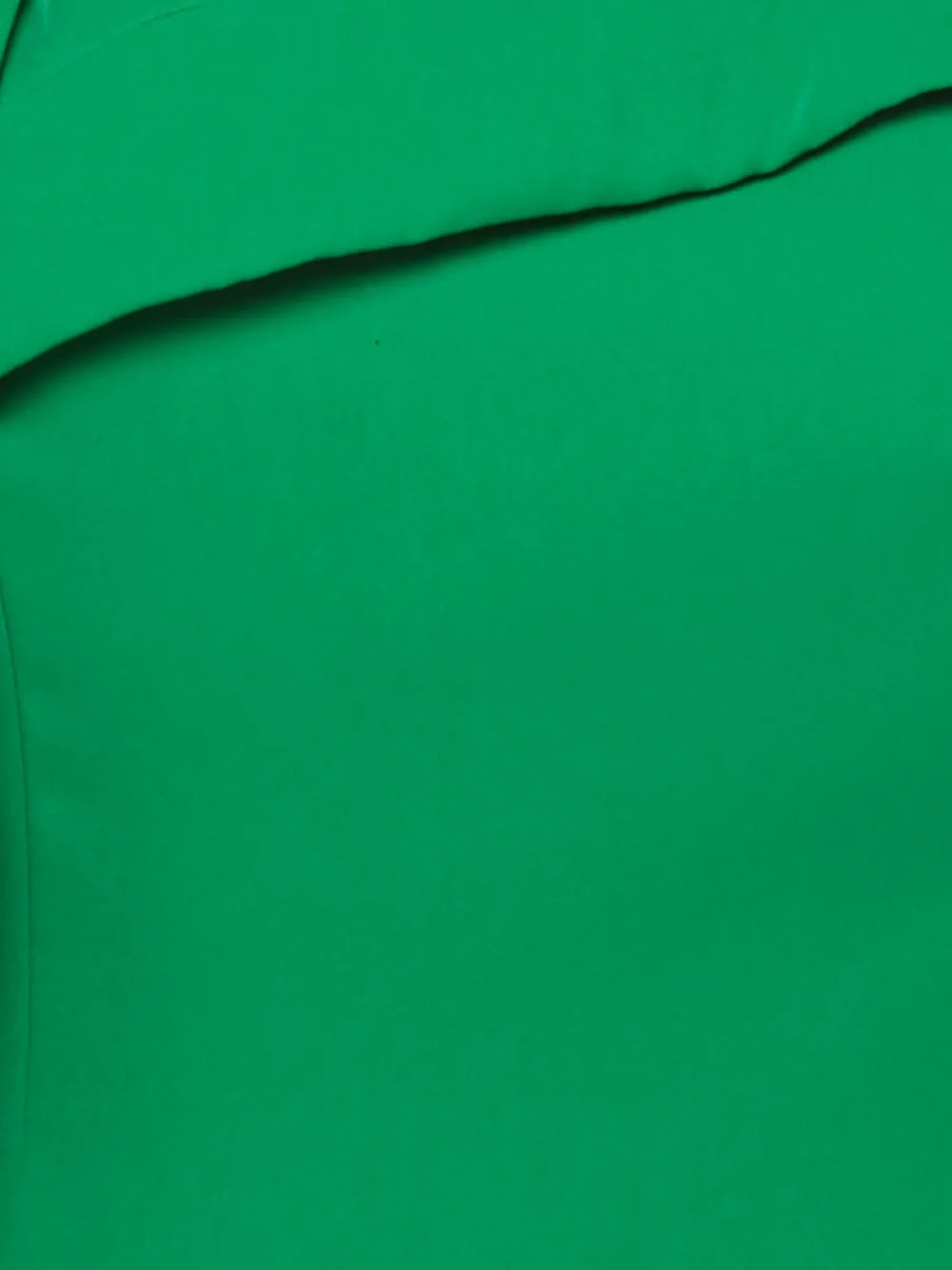 Lavish Alice asymmetric-neckline dress - Groen