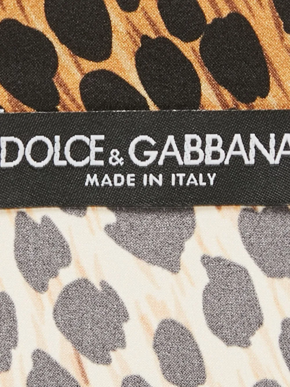 Dolce & Gabbana Pre-Owned leopard-print silk jumpsuit - Beige