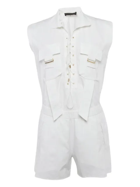 Alexandre Vauthier drawstring-detail playsuit