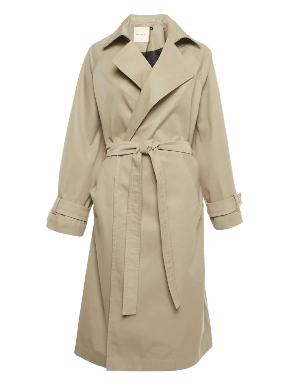 Bouguessa Kai belted cotton coat - Toni neutri