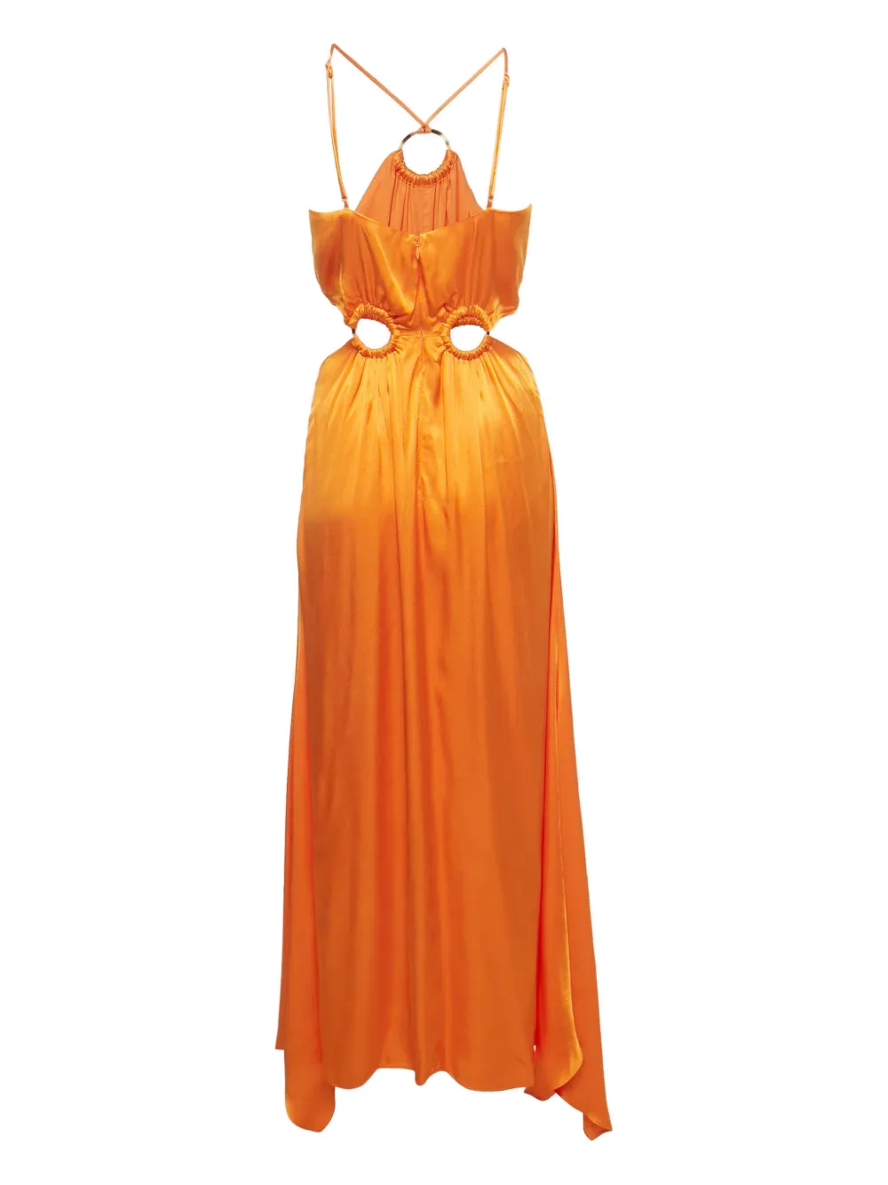 ELLIATT ring asymmetric maxi dress - Oranje