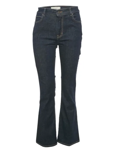 Weekend Max Mara logo-patch flared denim jeans