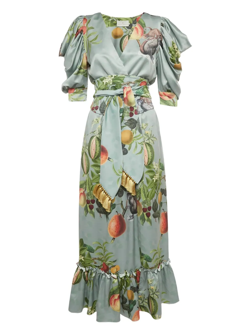 EUGENIA FERNANDEZ printed dress - Grün