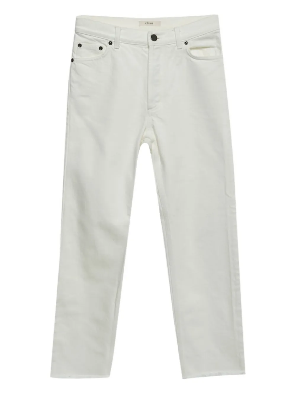 Celine Pre-Owned five-pocket denim jeans - Bianco