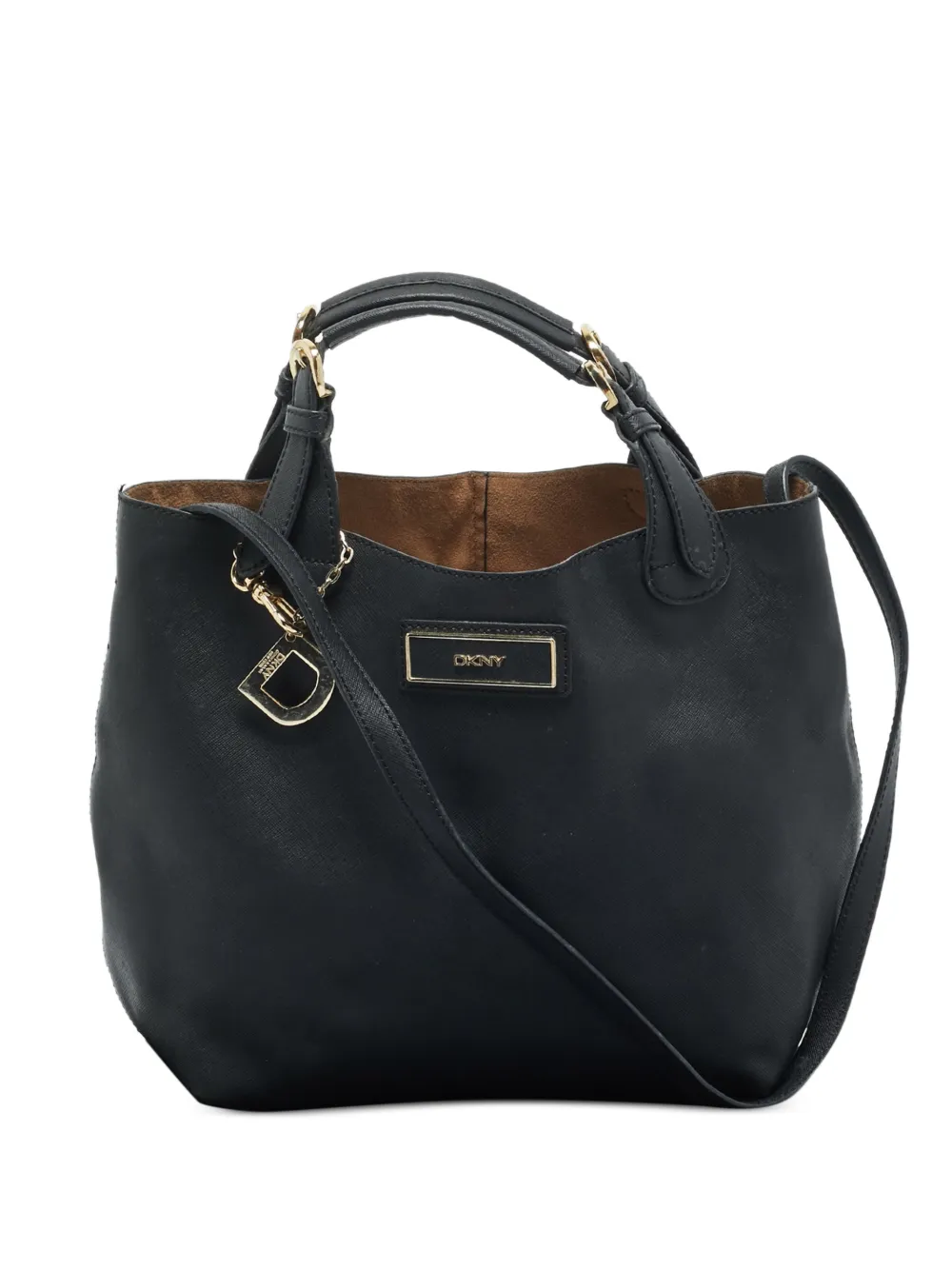 DKNY charm-detail tote bag - Black
