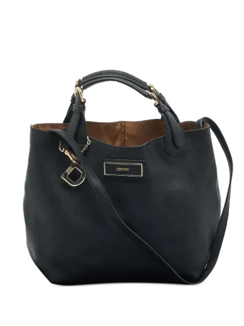 DKNY charm-detail tote bag
