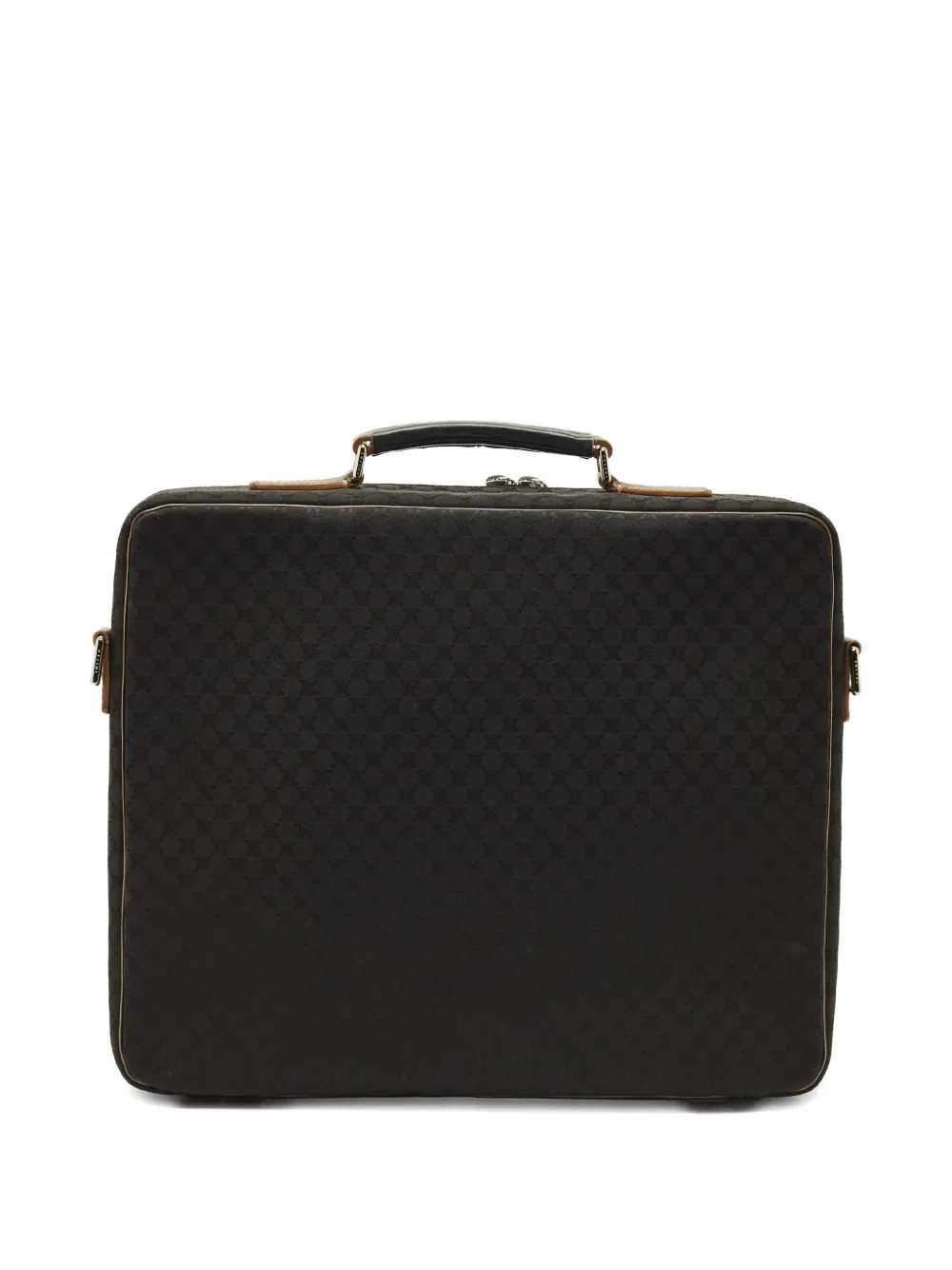 Celine Pre-Owned top-handle leather laptop bag - Zwart