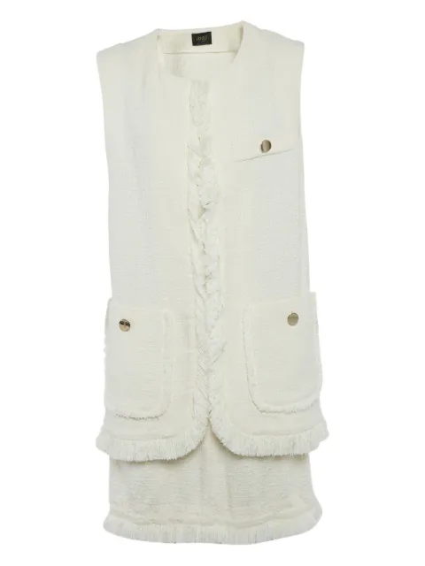 LIU JO fringed-hem skirt set