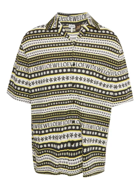 Loewe Pre-Owned x Paula's Ibiza short-sleeve patterned shirt