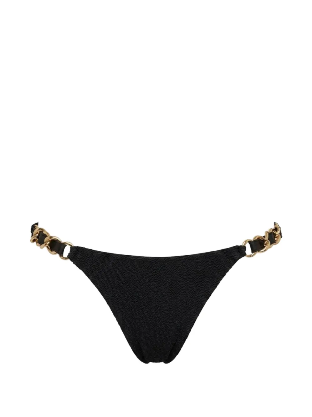 Beach Bunny Slip bikini con dettaglio a catena - Nero