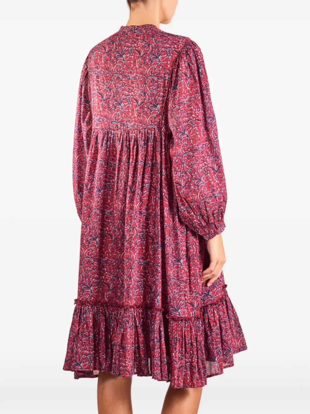 M.a.b.e Stevie jurk met bloemenprint - Rood