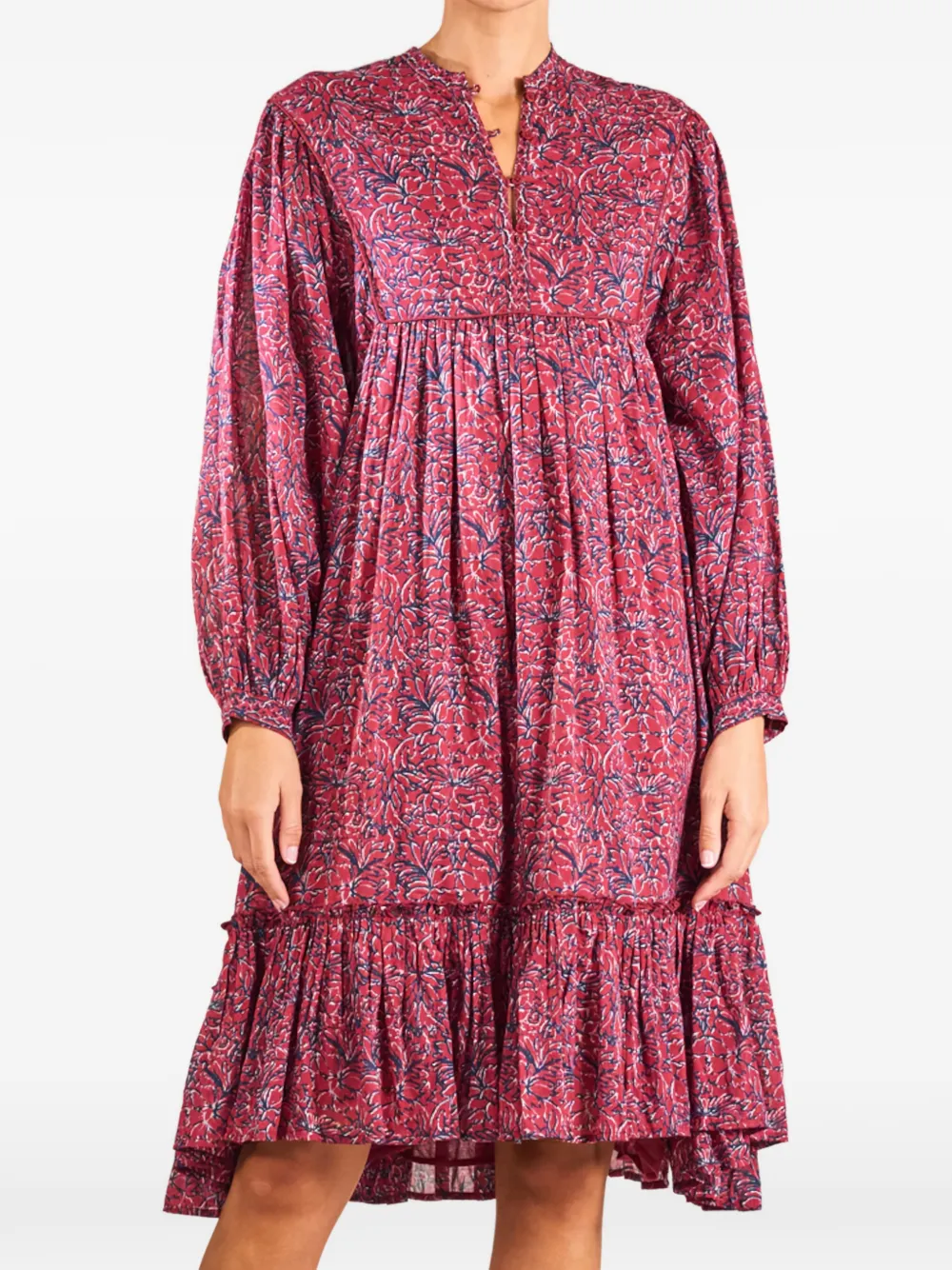 M.a.b.e Abito Stevie a fiori - Rosso