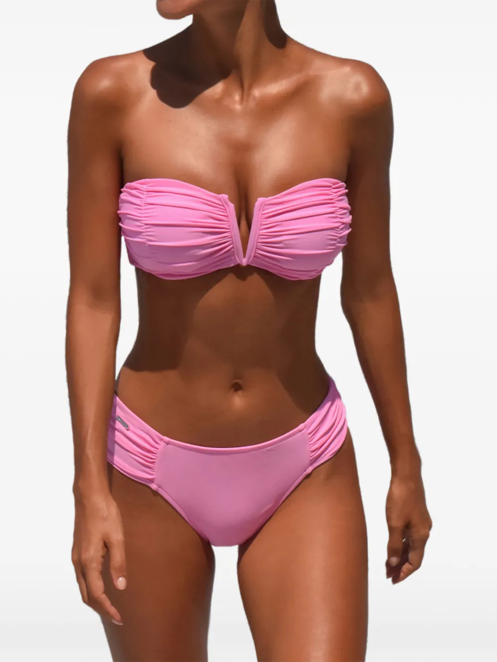 Caha Capo Dubai Janice bikinislip met ruches Roze