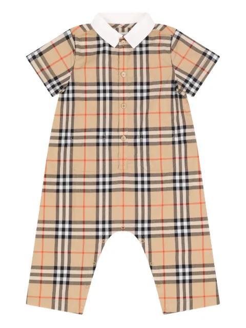 Burberry Kids チェック トップ