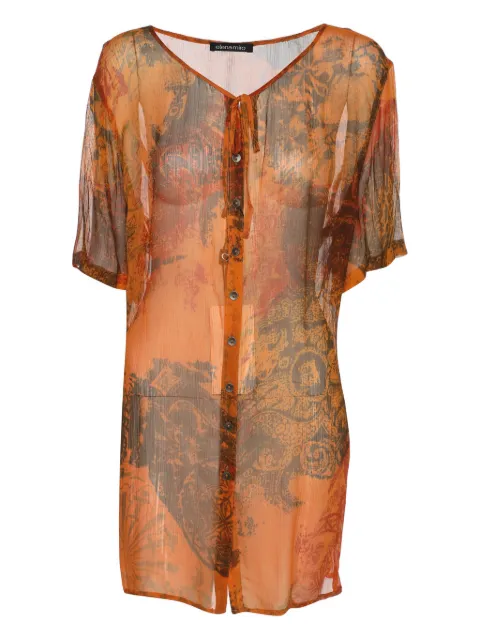 ELENA MIRÒ skjorte i chiffon