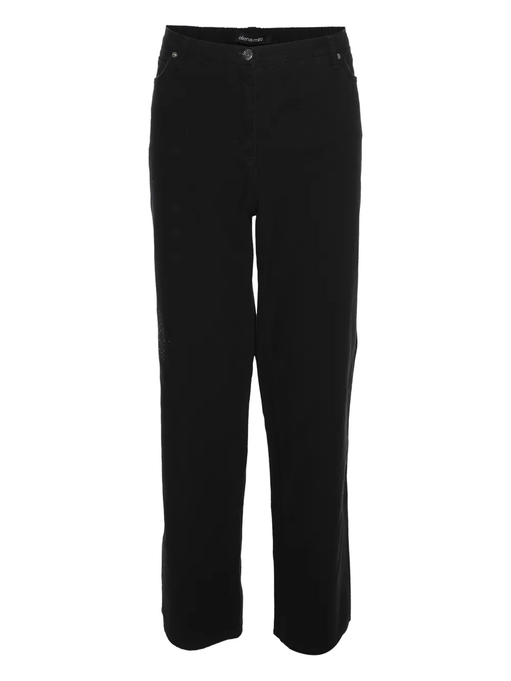 ELENA MIRO` Jeans dritti - Nero