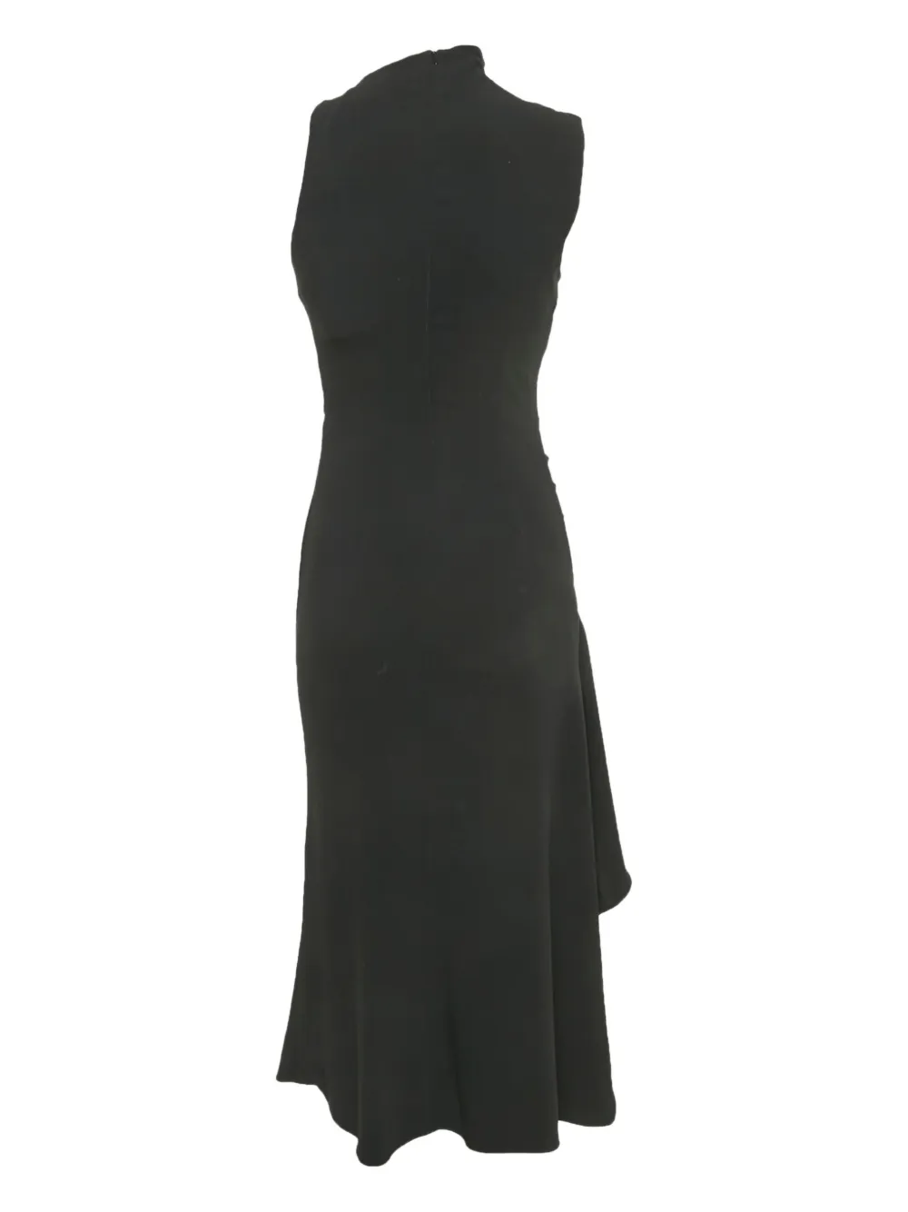 ELLIATT Gedrapeerde midi-jurk - Zwart