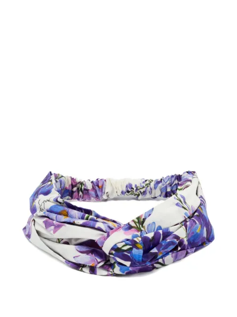 Dolce & Gabbana Pre-Owned Floral-Print Headband