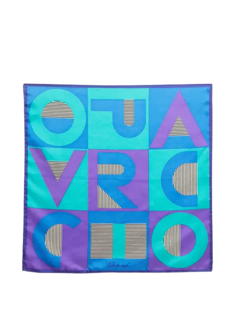 Chopard Pre-Owned bufanda con letras del logo