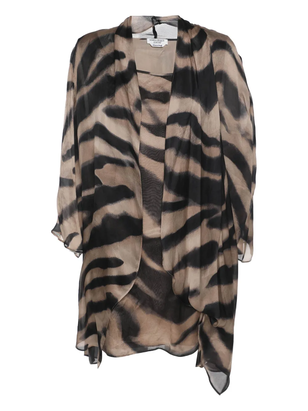 adidas by 424 Cardigan con stampa - Toni neutri