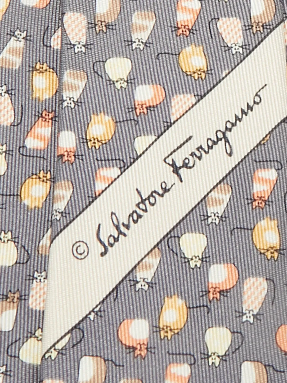 Ferragamo Pre-Owned Cravatta in seta con stampa | Image 2