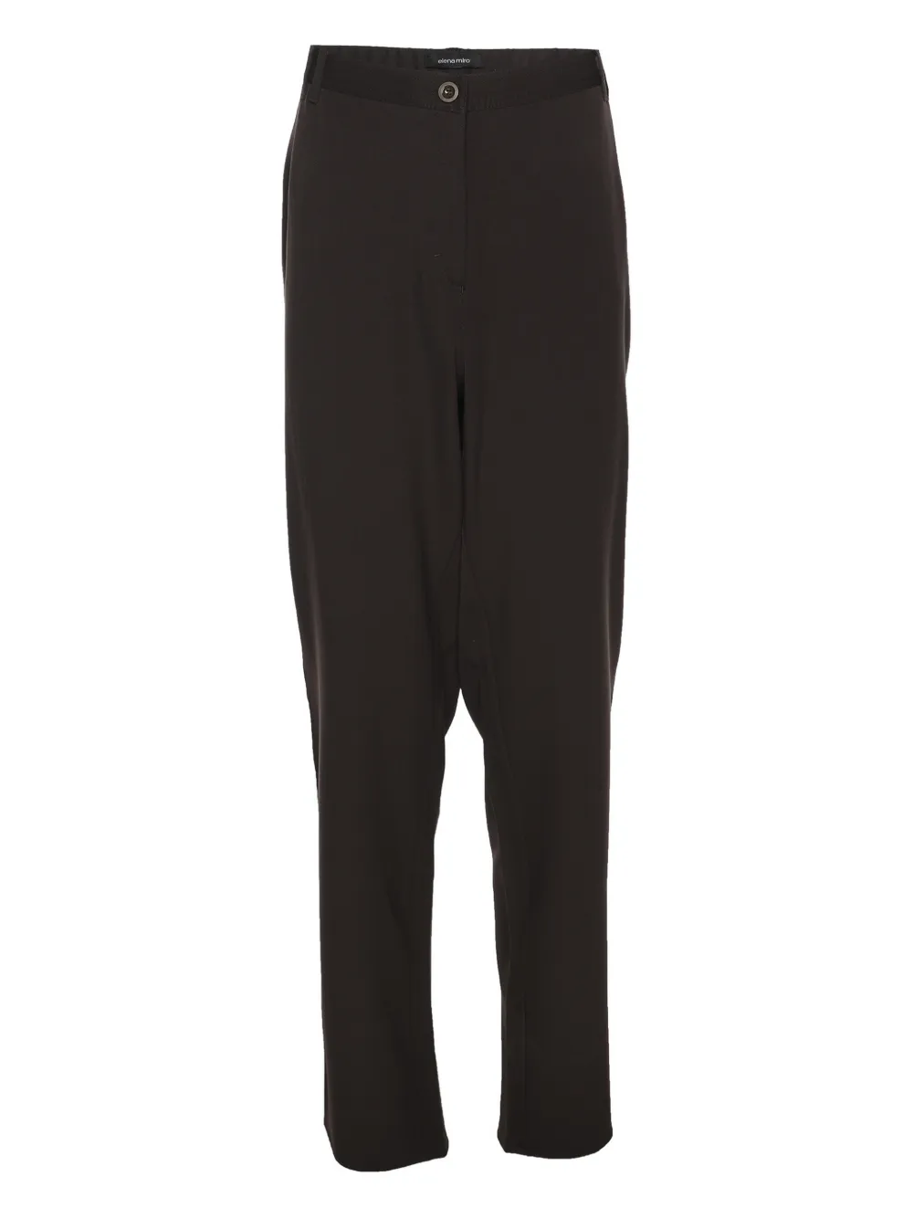 ELENA MIRO` Pantaloni dritti - Marrone