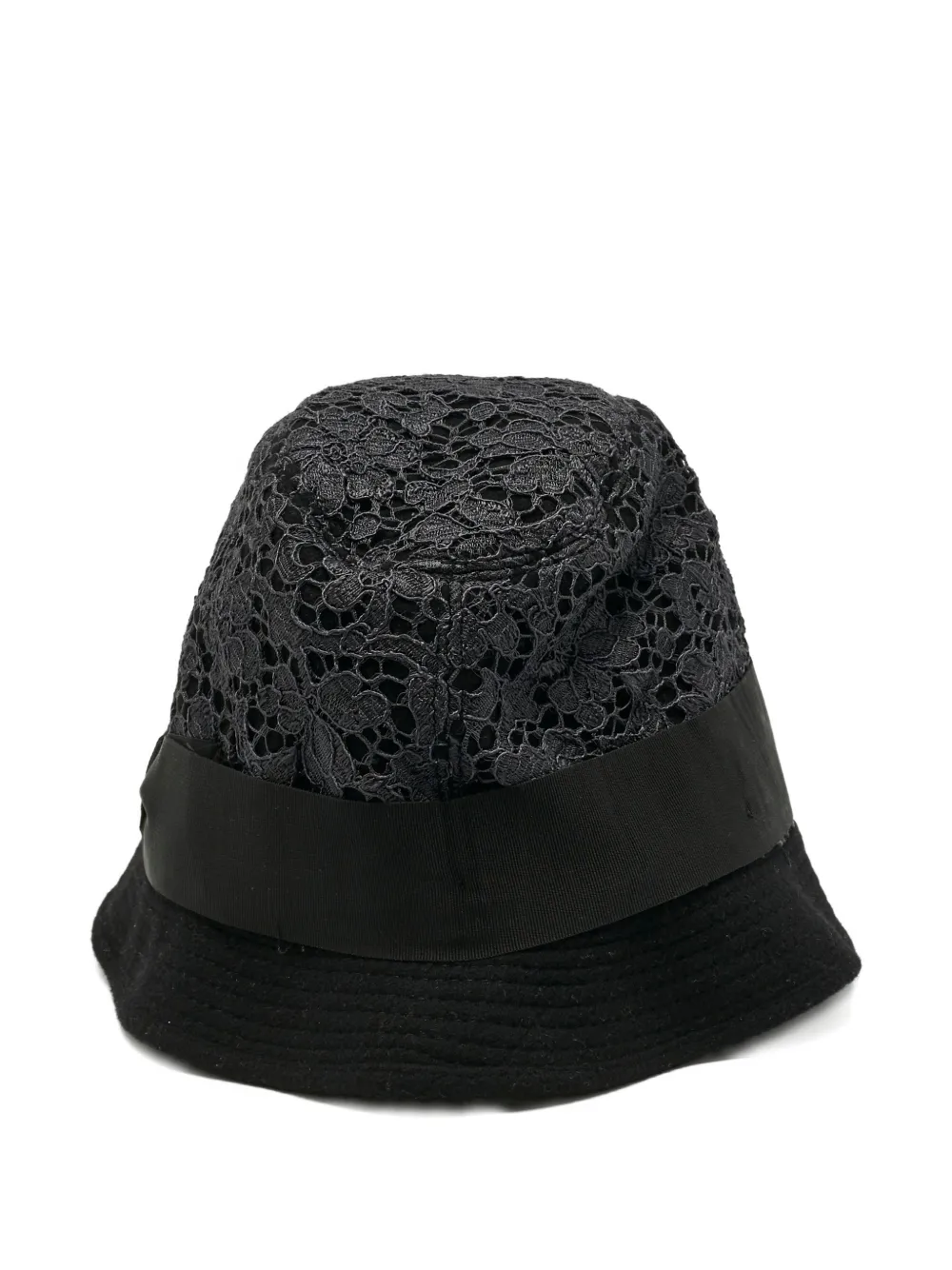 Dolce & Gabbana Pre-Owned lace-overlay bucket hat | Image 2
