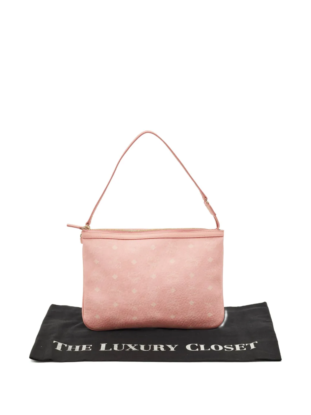 MCM Pre-Owned Visetos top-handle shoulder bag | Pink | Image 1