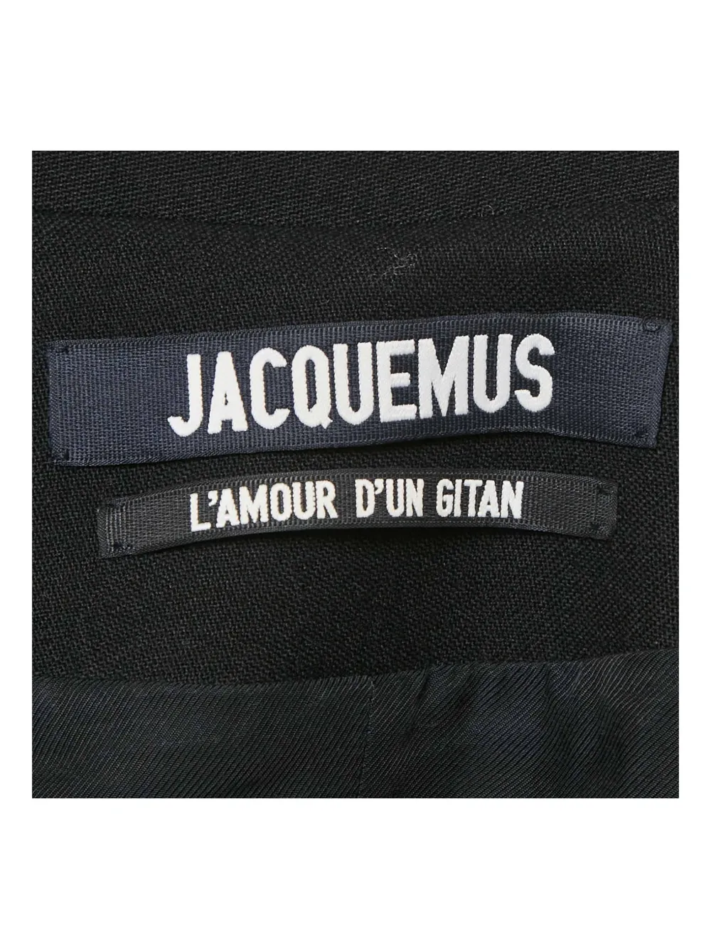 Jacquemus Pre-Owned pleated wool blazer | Image 2