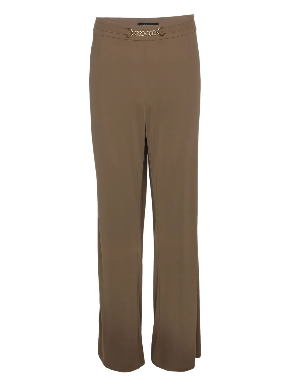 ELENA MIRO` Pantaloni con catena - Marrone