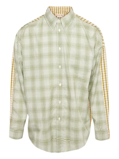 Marni Pre-Owned oversized checked shirt