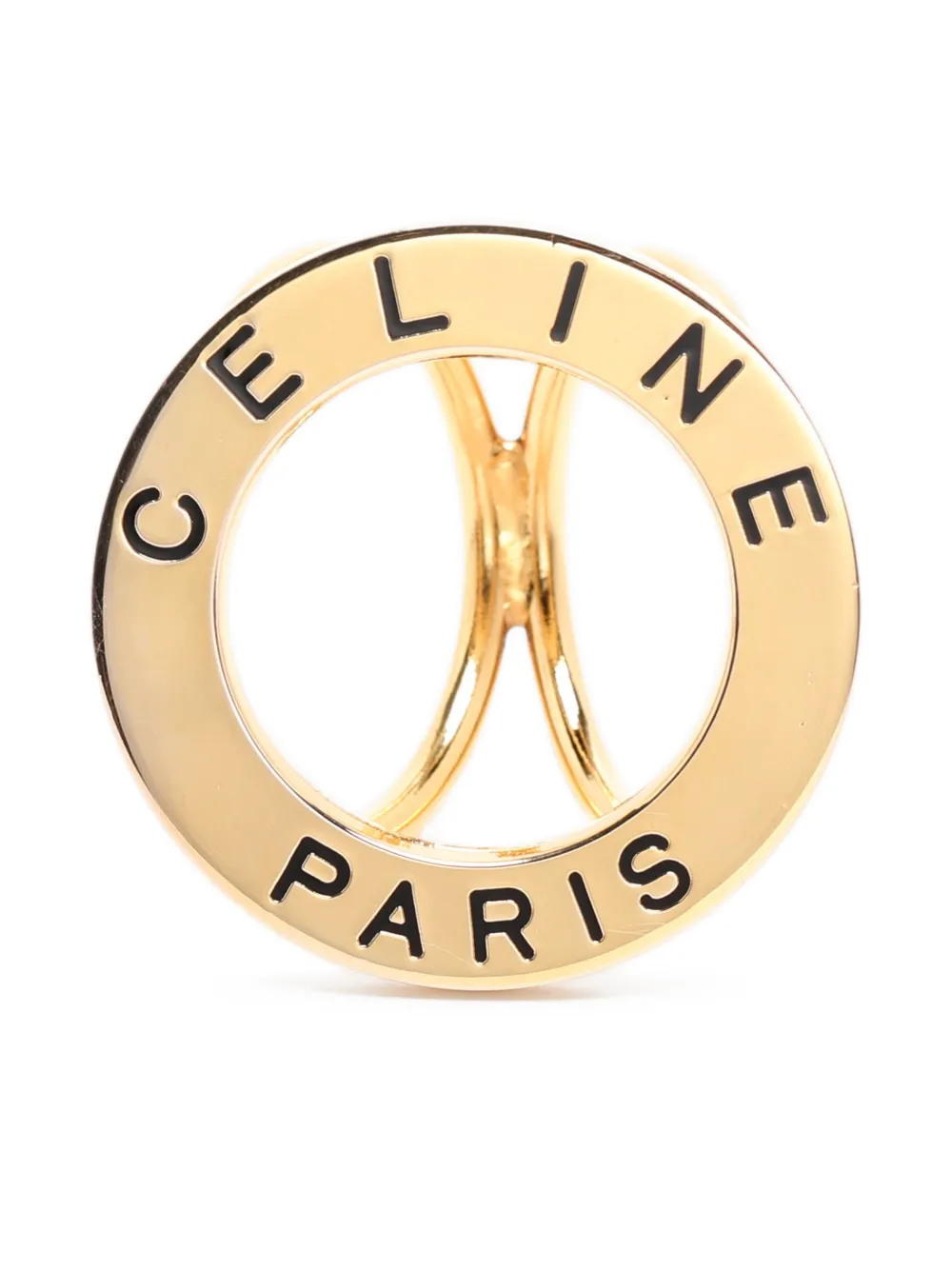 Celine Pre-Owned Anello rotondo - Oro