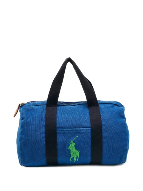 Polo Ralph Lauren bolsa duffle de lona con bordado