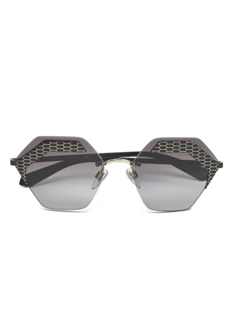 Bvlgari Pre-Owned 6103 Serpenteyes geometric sunglasses