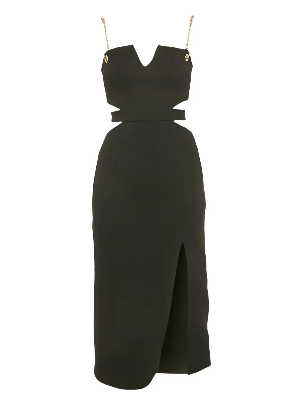 Rebecca Vallance Iman cut-out midi dress - Nero