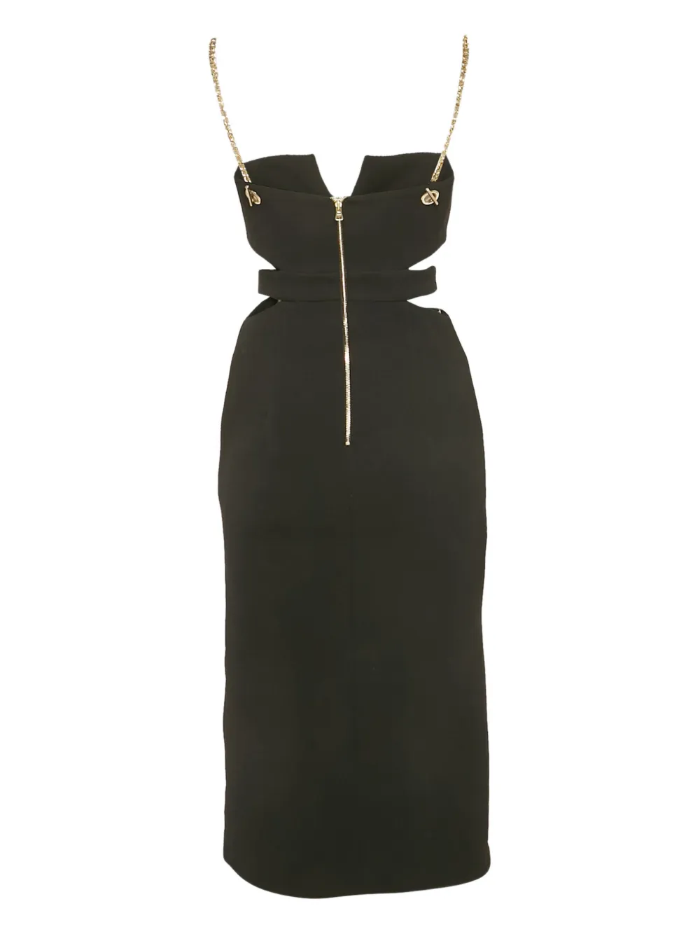 Rebecca Vallance Iman cut-out midi dress - Zwart