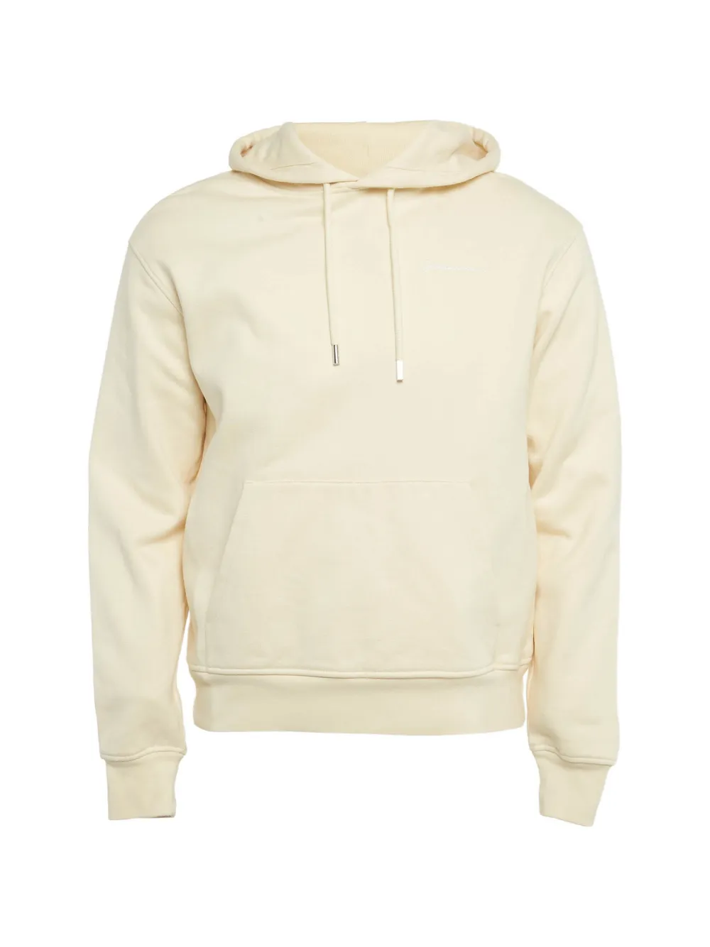 Jacquemus Pre-Owned logo-embroidered hoodie - Toni neutri