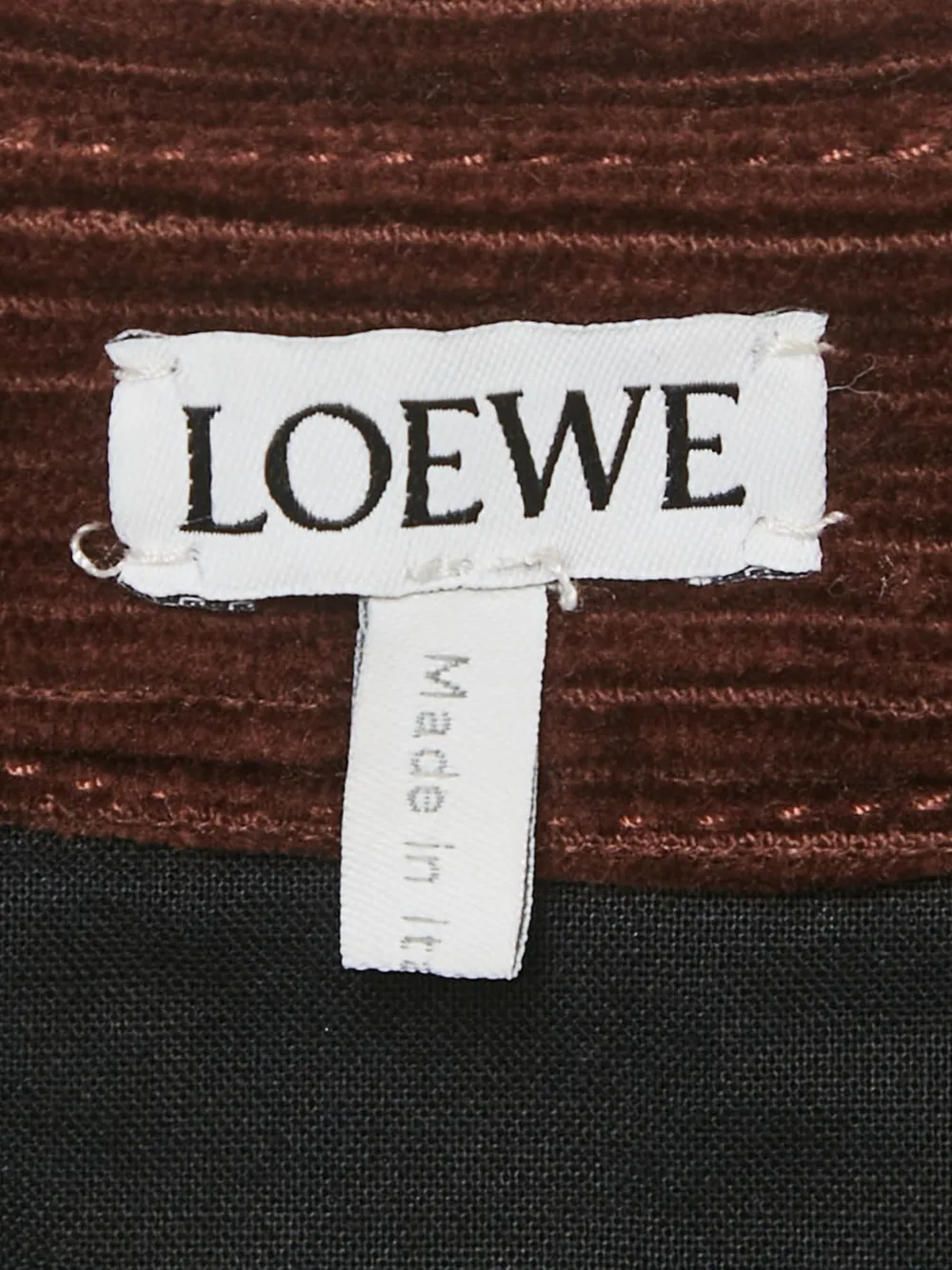 Loewe Pre-Owned embroidered corduroy shirt | Image 2