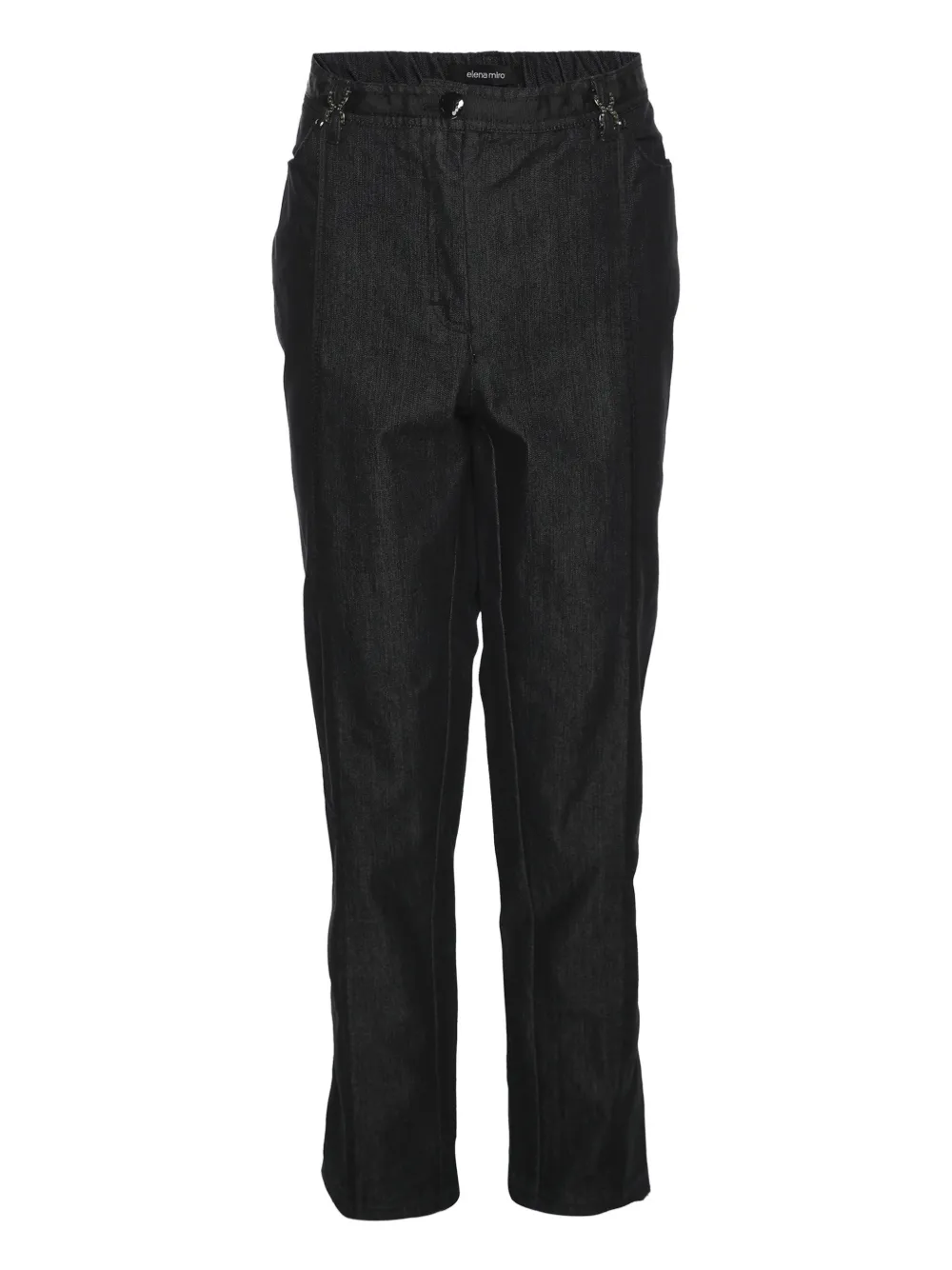 ELENA MIRO` Jeans con decorazione - Nero